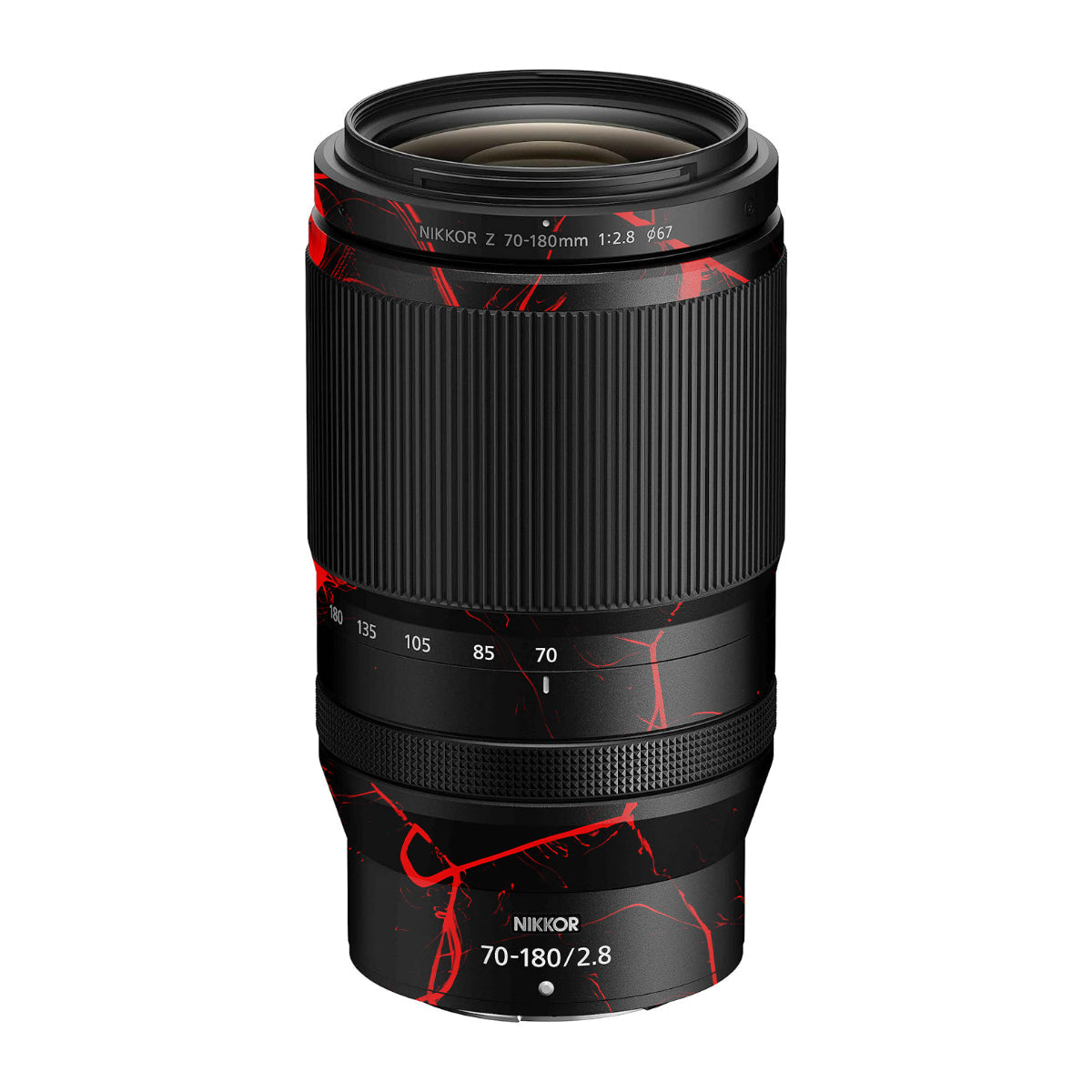 Red Neural Grid Nikon Nikkor Z 70-180mm F/2.8 Camera Lens Skin