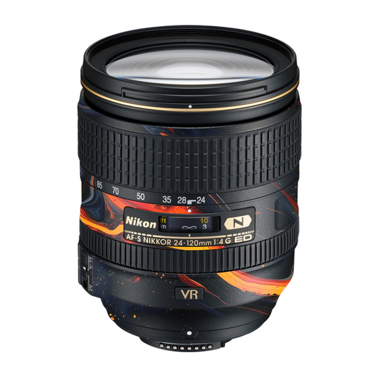 Lava Marble Nikon Nikkor AF-S 24-120mm F4 G ED VR Camera Lens Skin