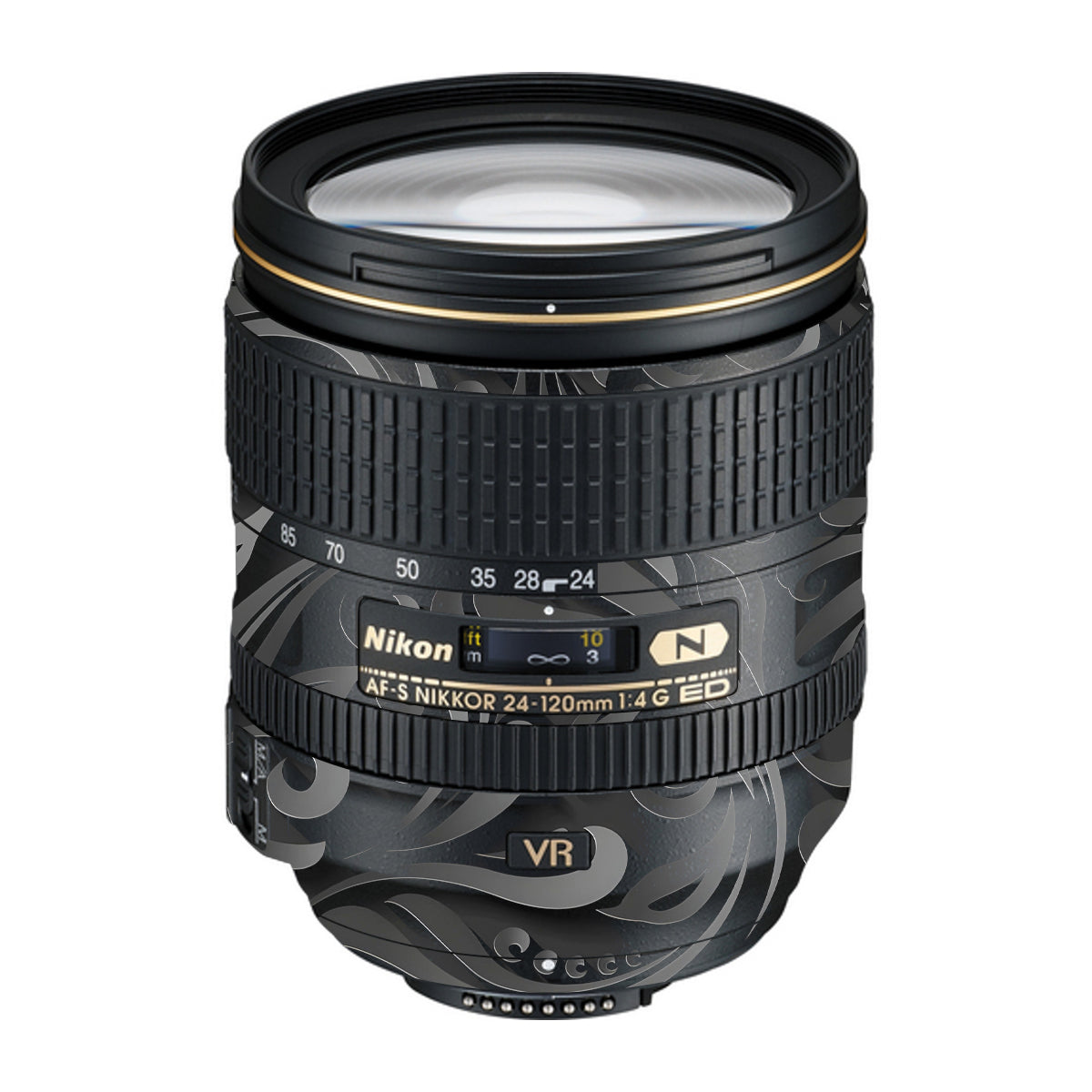Shadow Swirl Nikon Nikkor AF-S 24-120mm F4 G ED VR Camera Lens Skin