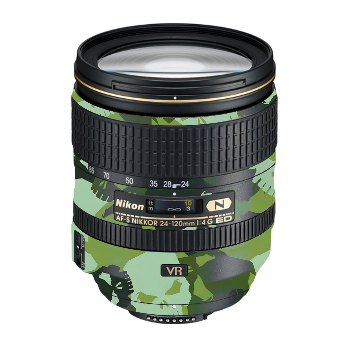 Tropic Camo Nikon Nikkor AF-S 24-120mm F4 G ED VR Camera Lens Skin
