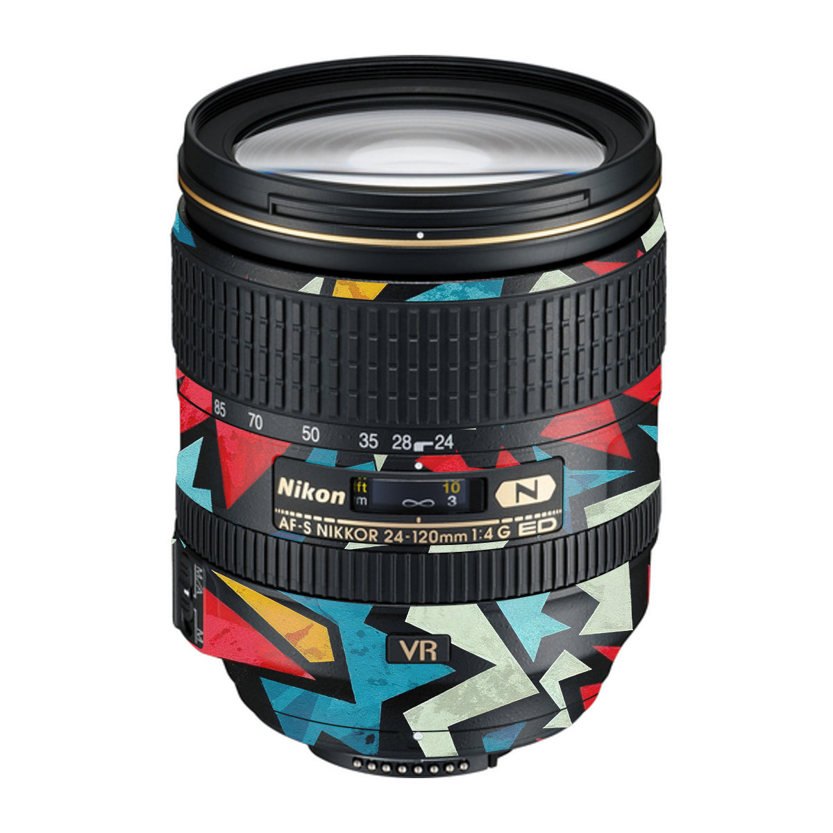 Pop Art Lightning Nikon Nikkor AF-S 24-120mm F4 G ED VR Camera Lens Skin