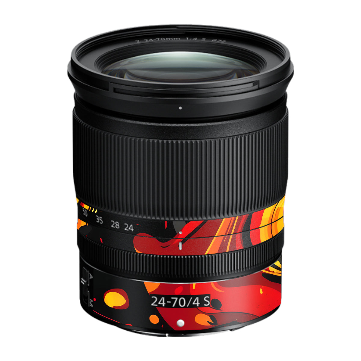 Lava Burst Nikon Nikkor Z 24-70mm F/4 S Camera Lens Skin