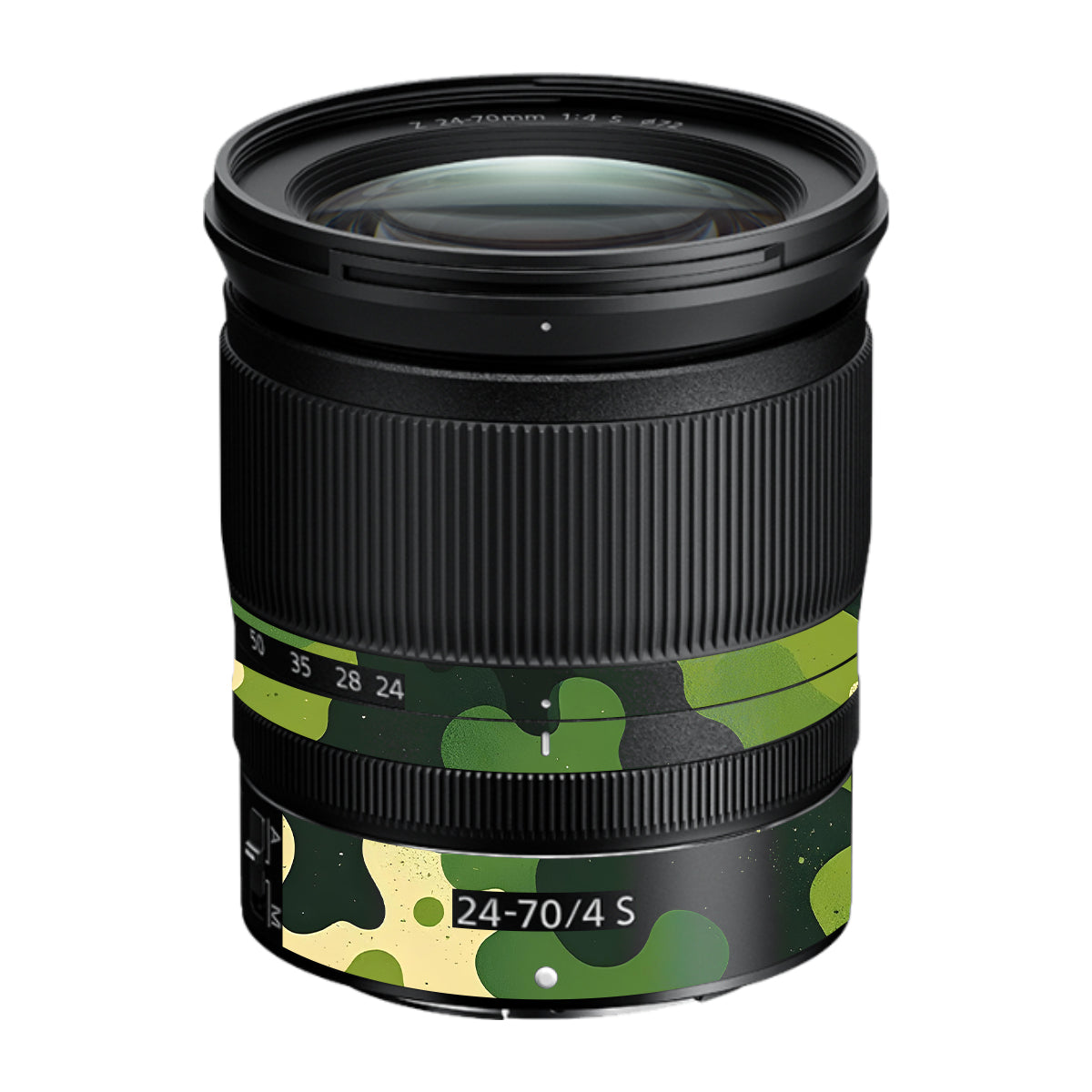 Camouflage Pattern Nikon Nikkor Z 24-70mm F/4 S Camera Lens Skin