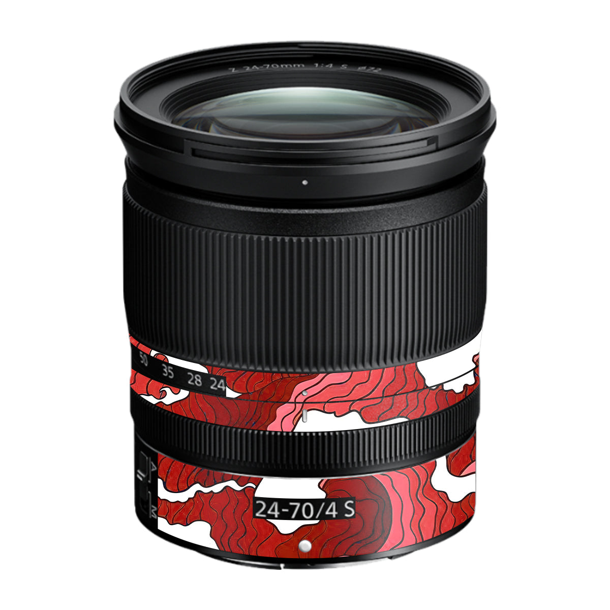 Cherry Waves Nikon Nikkor Z 24-70mm F/4 S Camera Lens Skin