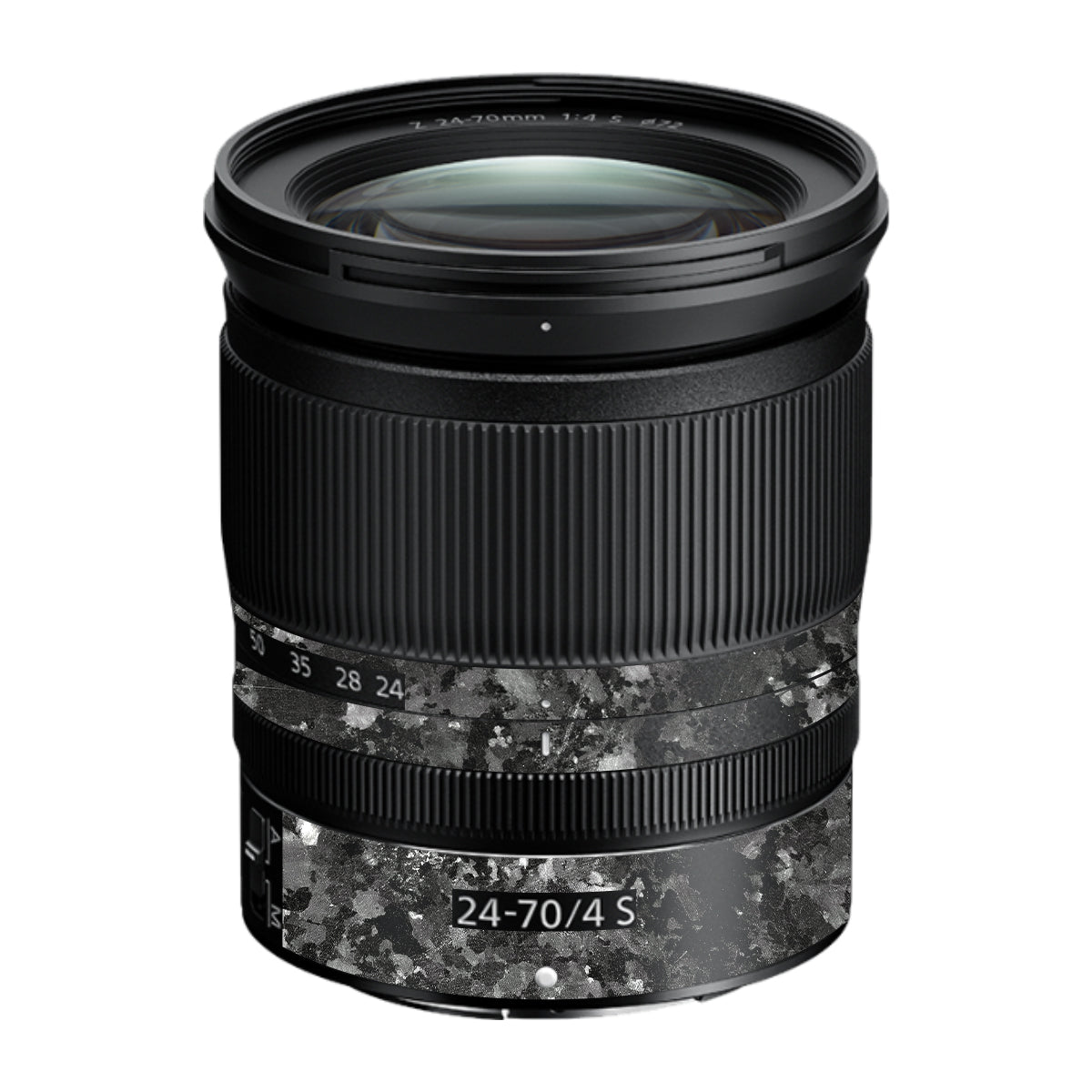 Black Granite Nikon Nikkor Z 24-70mm F/4 S Camera Lens Skin