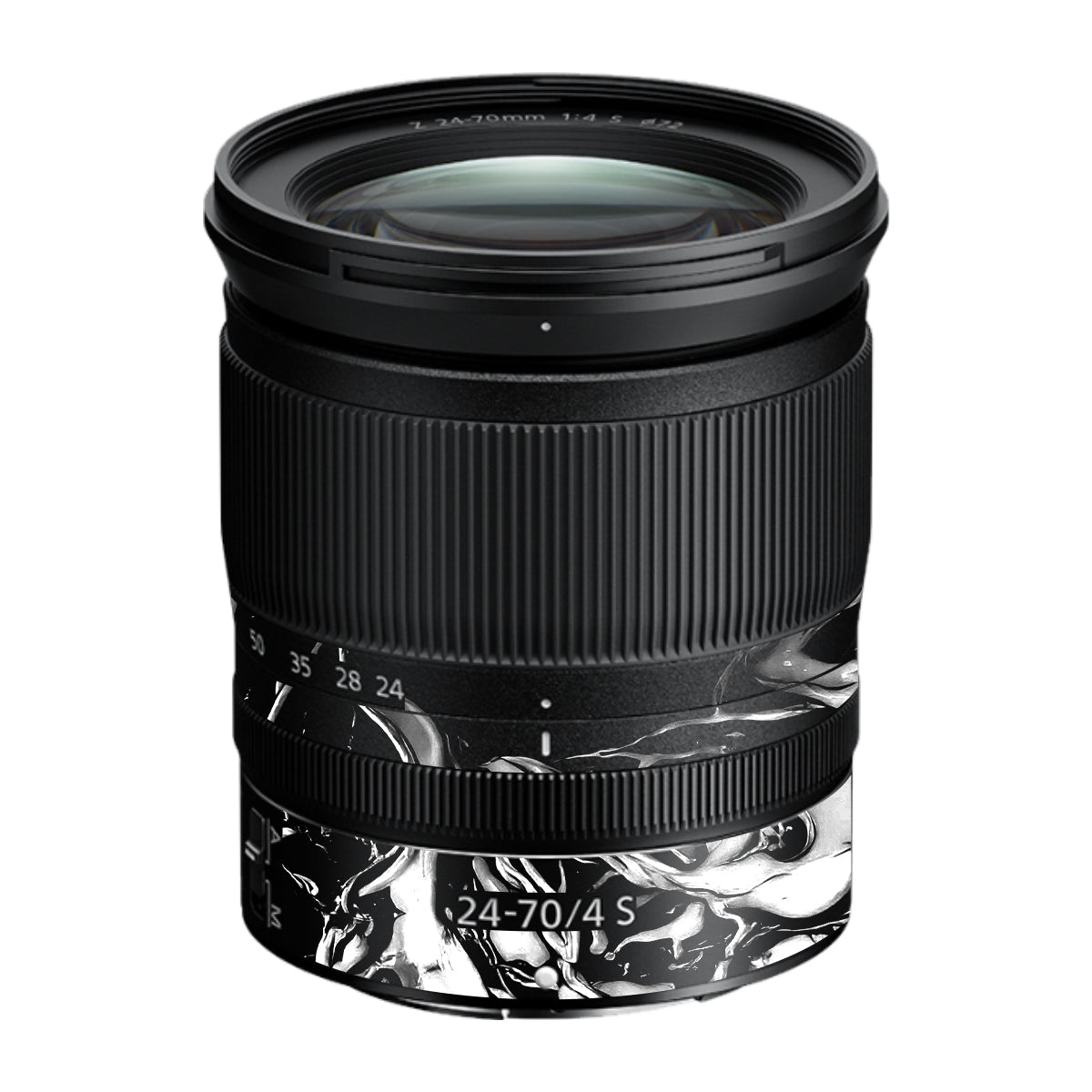 Venom Black Nikon Nikkor Z 24-70mm F/4 S Camera Lens Skin