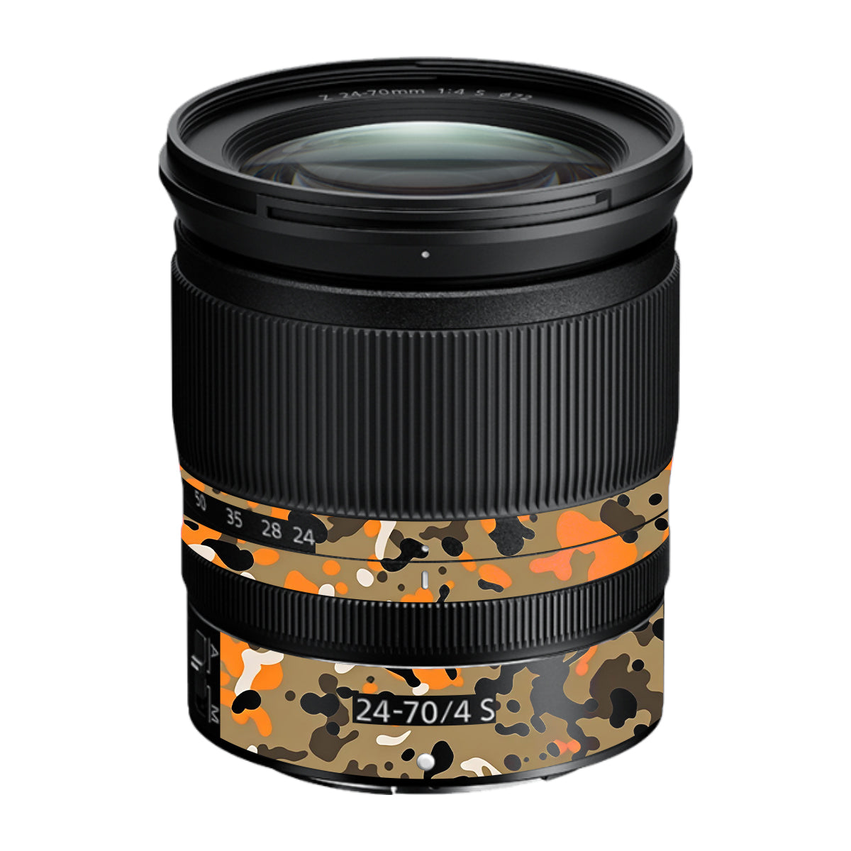 Orange Brown Spot Nikon Nikkor Z 24-70mm F/4 S Camera Lens Skin