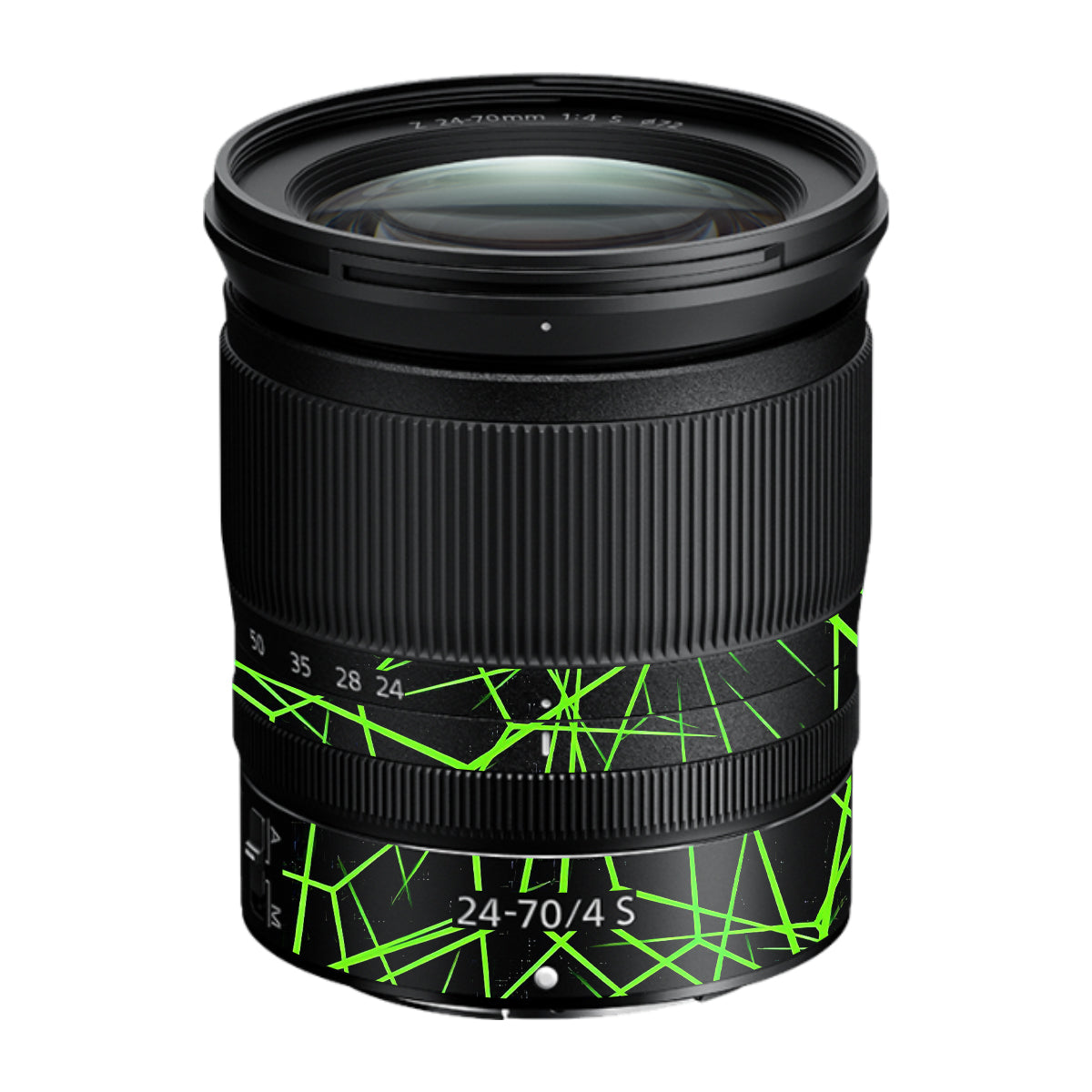 Neon Grid Nikon Nikkor Z 24-70mm F/4 S Camera Lens Skin