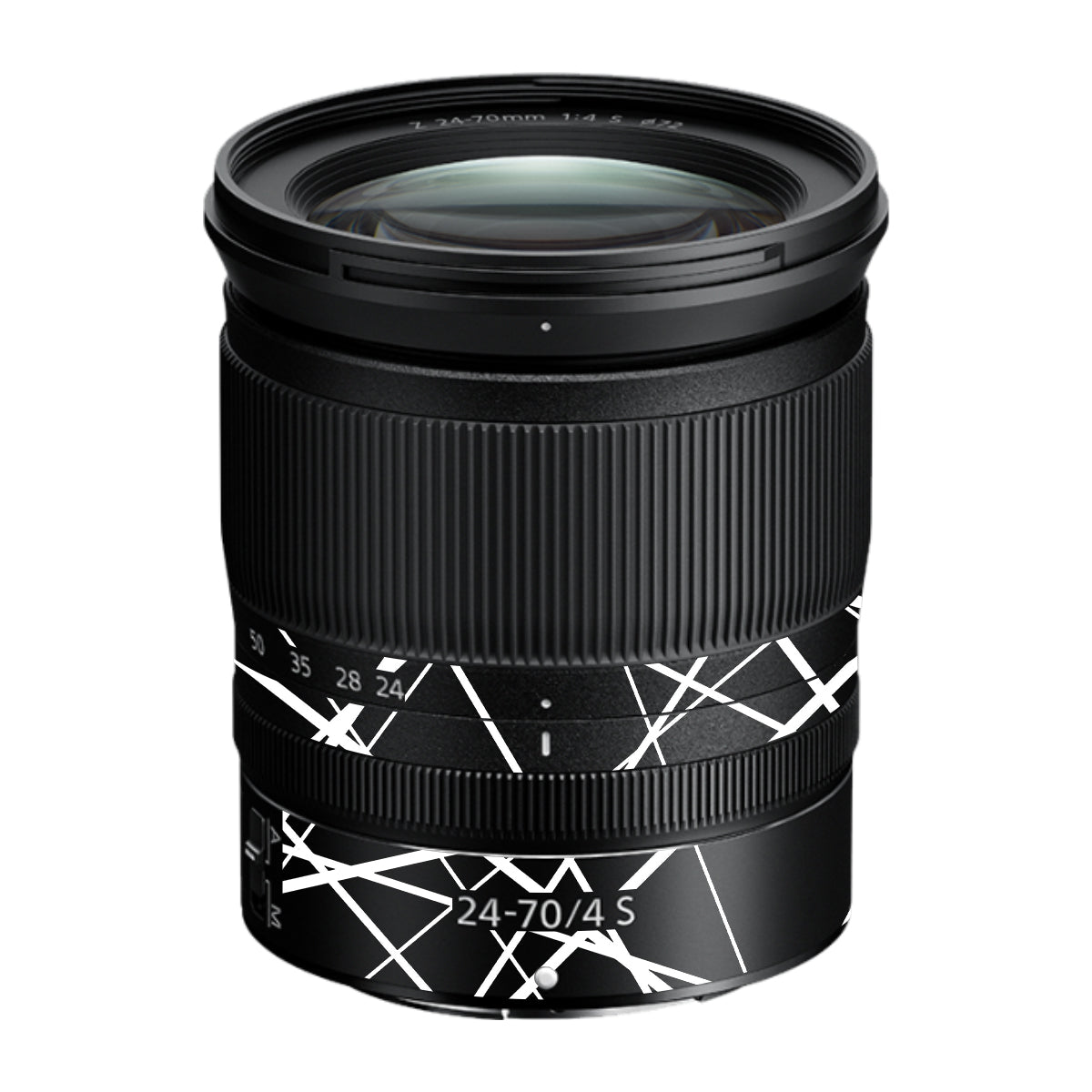 Mono Grid Nikon Nikkor Z 24-70mm F/4 S Camera Lens Skin