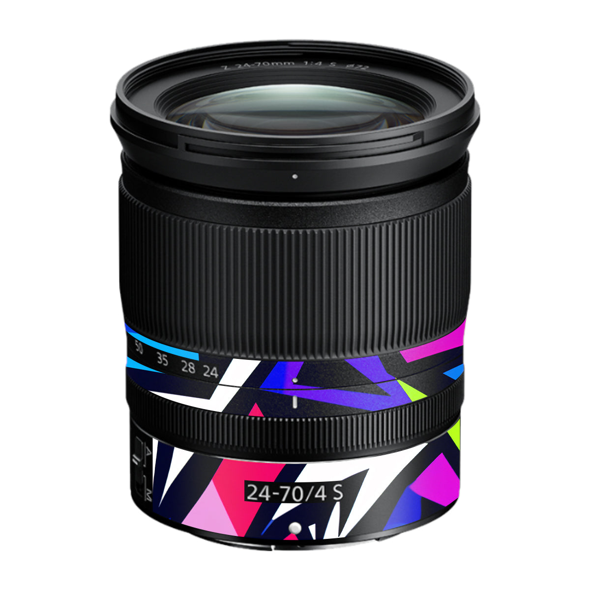 Bold Geometric Pop Nikon Nikkor Z 24-70mm F/4 S Camera Lens Skin