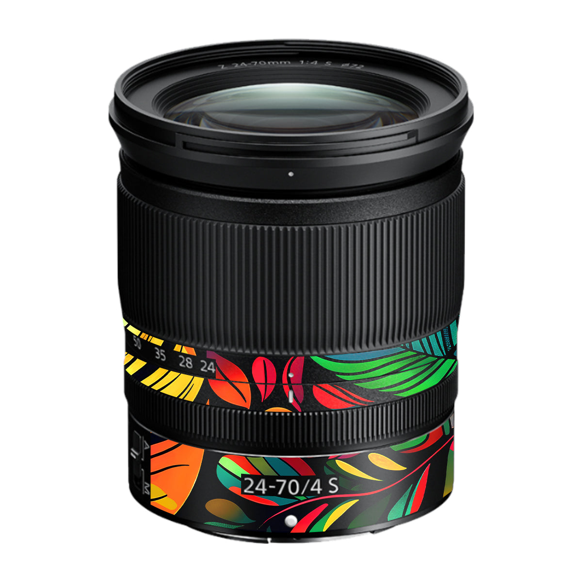 Tropical Jungle Leaves Nikon Nikkor Z 24-70mm F/4 S Camera Lens Skin