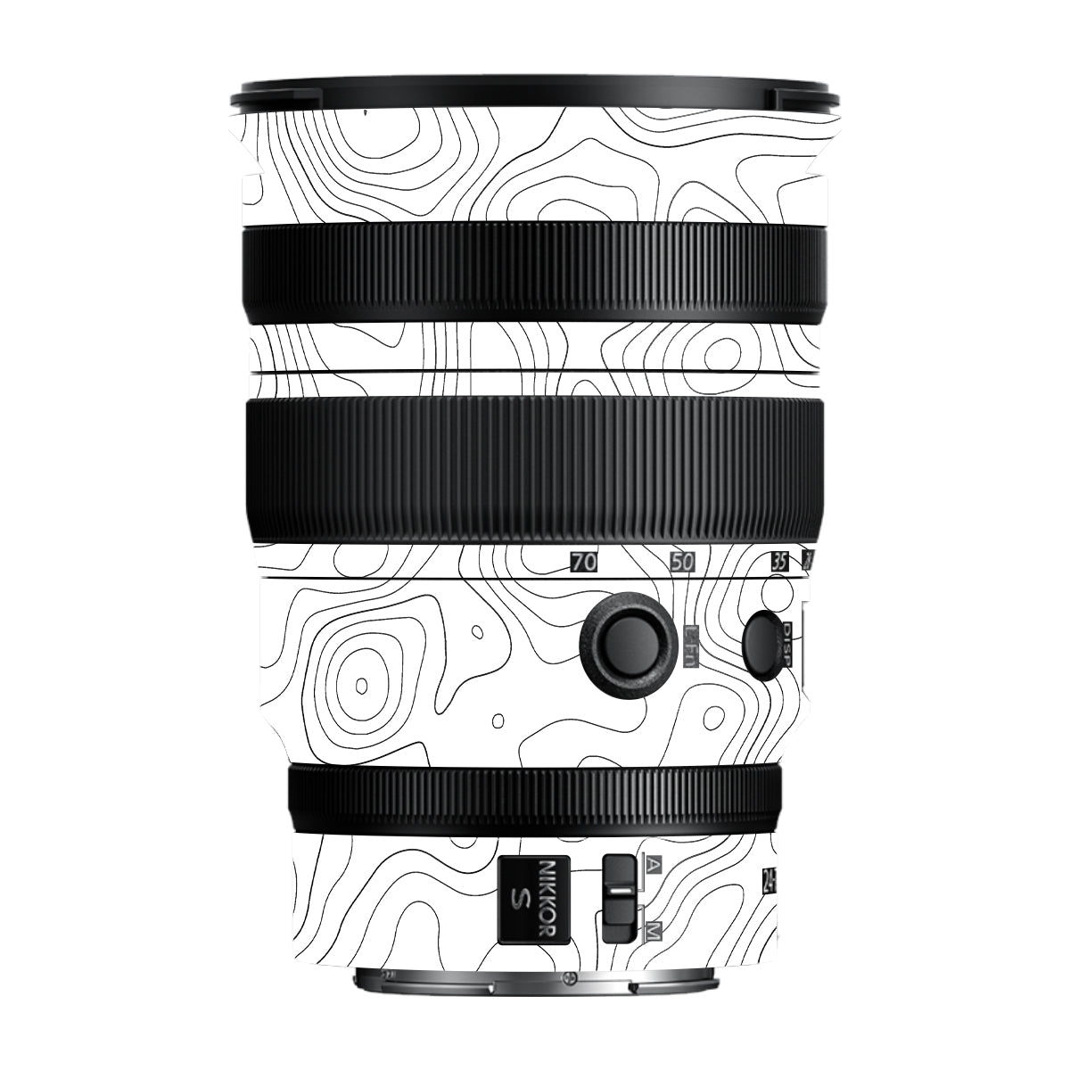 White Contour Design Nikon Nikkor Z 24-70MM F/2.8 S Camera Lens Skin