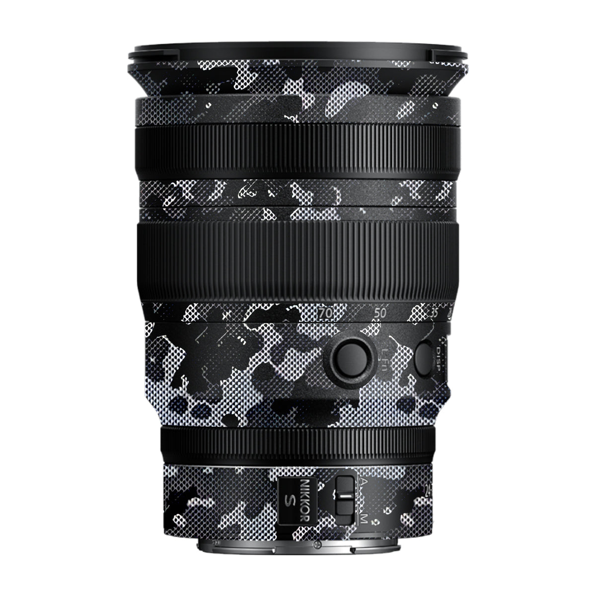 Stealth Grey Camo Nikon Nikkor Z 24-70MM F/2.8 S Camera Lens Skin