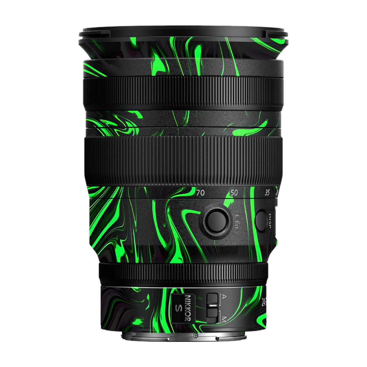 Green Liquid Pattern Nikon Nikkor Z 24-70MM F/2.8 S Camera Lens Skin