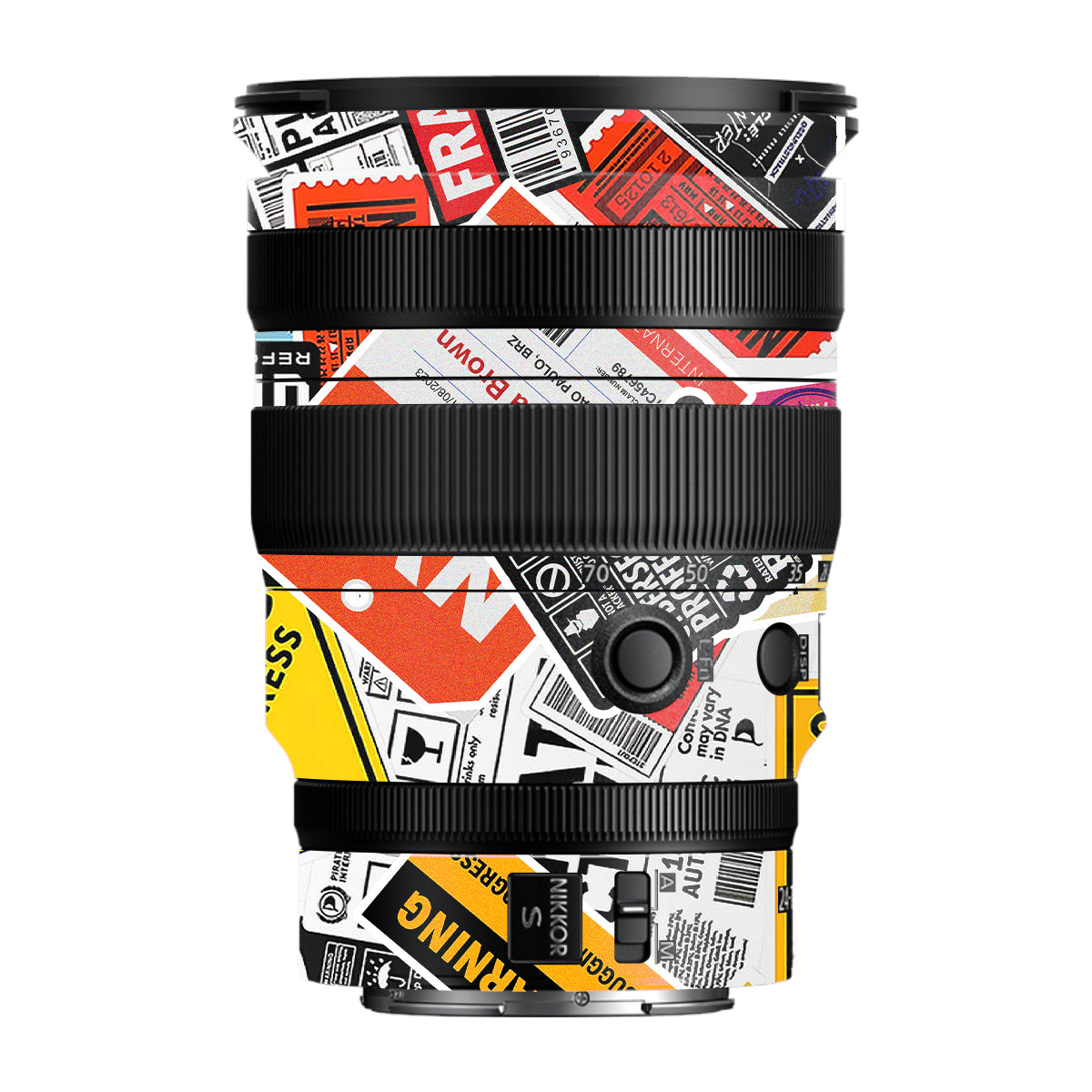 Tech Aesthetic Sticker Collage Nikon Nikkor Z 24-70MM F/2.8 S Camera Lens Skin