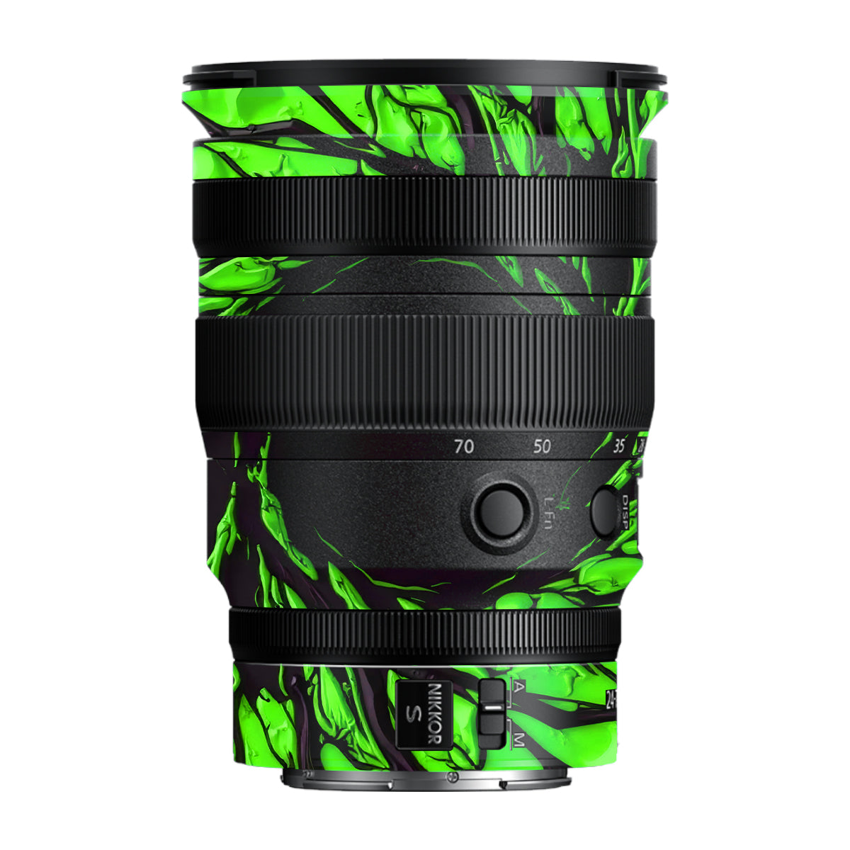 Venom Green Nikon Nikkor Z 24-70MM F/2.8 S Camera Lens Skin