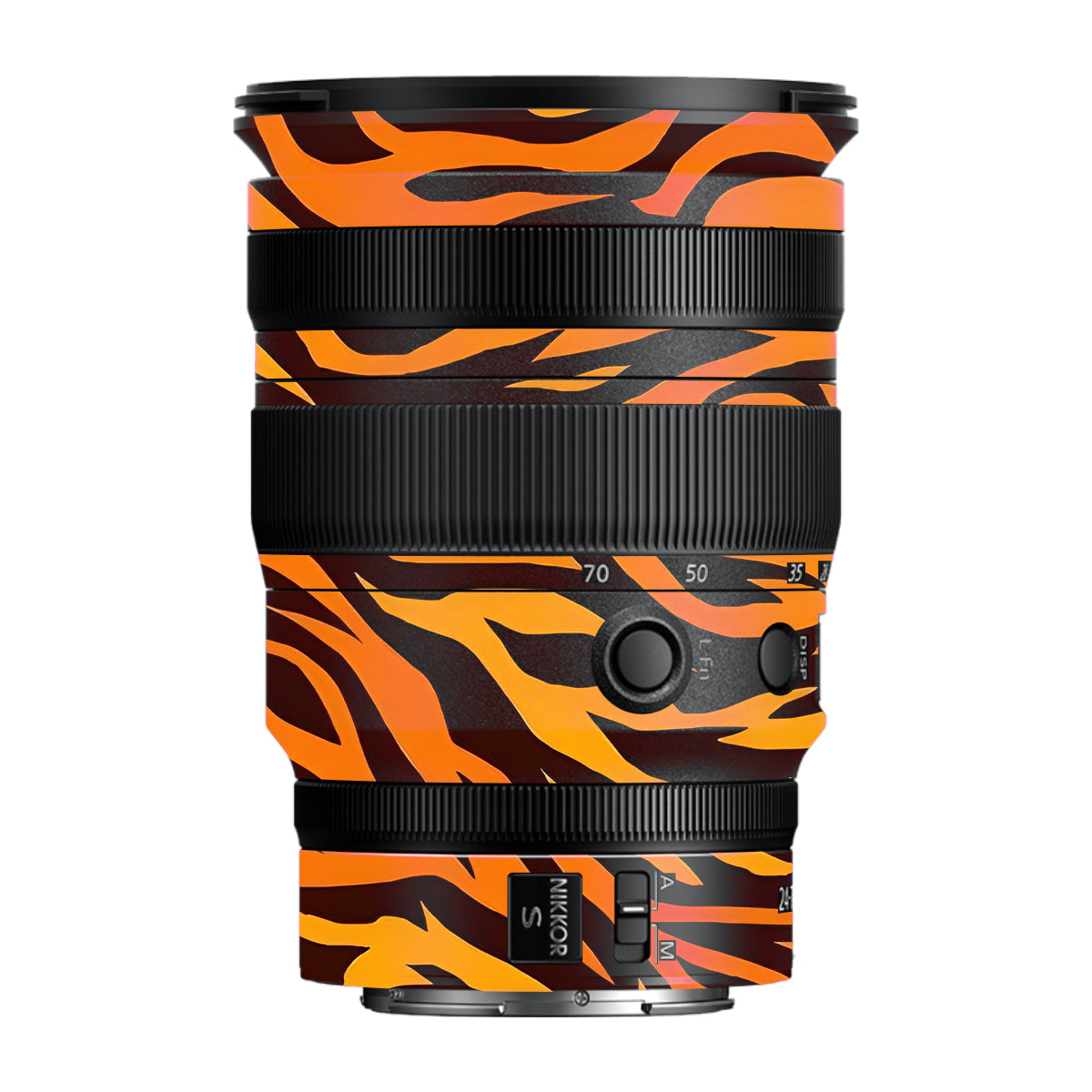 Wild Tiger Stripes Nikon Nikkor Z 24-70MM F/2.8 S Camera Lens Skin
