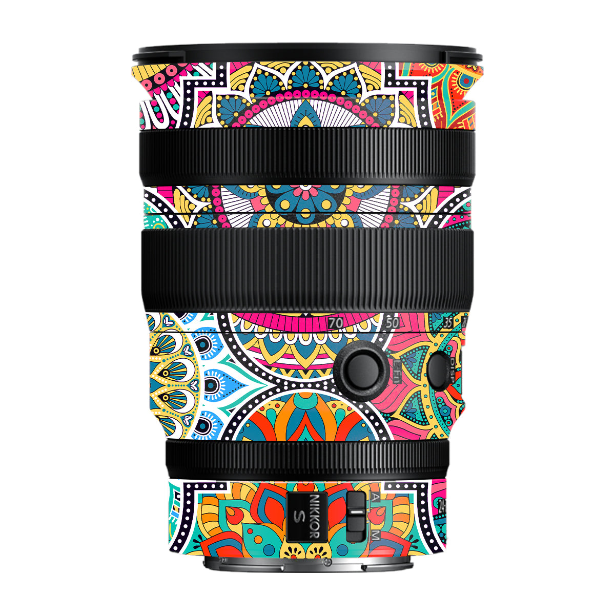 Boho Mandala Tile Pattern Nikon Nikkor Z 24-70MM F/2.8 S Camera Lens Skin