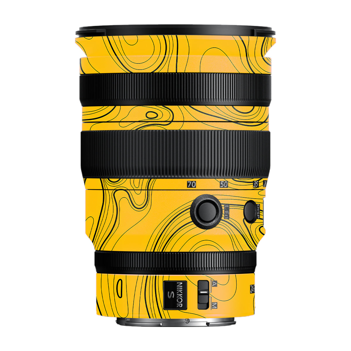 Topographic Map Pattern Nikon Nikkor Z 24-70MM F/2.8 S Camera Lens Skin
