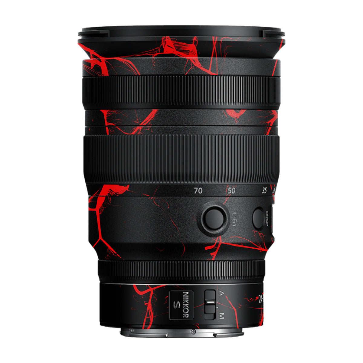 Red Neural Grid Nikon Nikkor Z 24-70MM F/2.8 S Camera Lens Skin