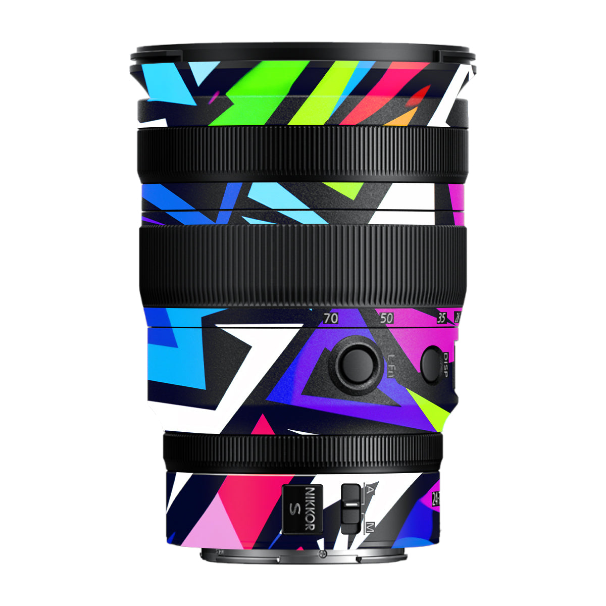 Bold Geometric Pop Nikon Nikkor Z 24-70MM F/2.8 S Camera Lens Skin
