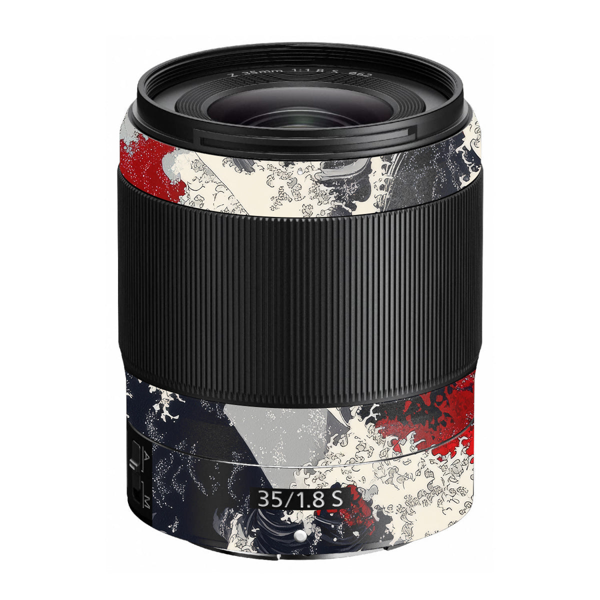 Abstract Waves Nikon Nikkor Z 35mm F/1.8 S Camera Lens Skin