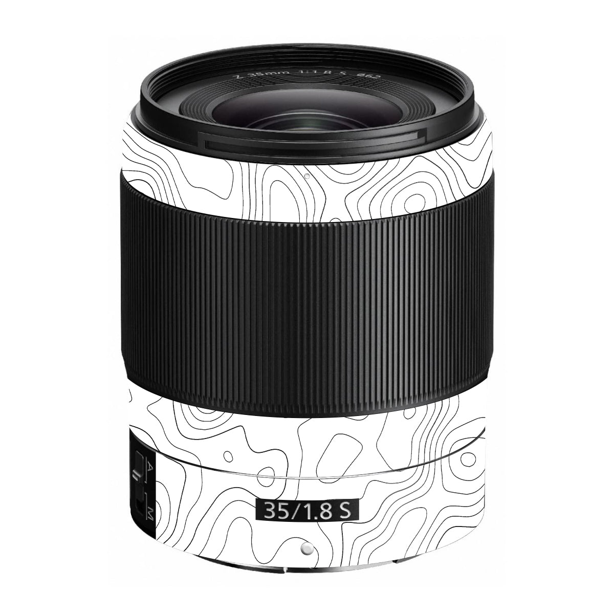 White Contour Design Nikon Nikkor Z 35mm F/1.8 S Camera Lens Skin