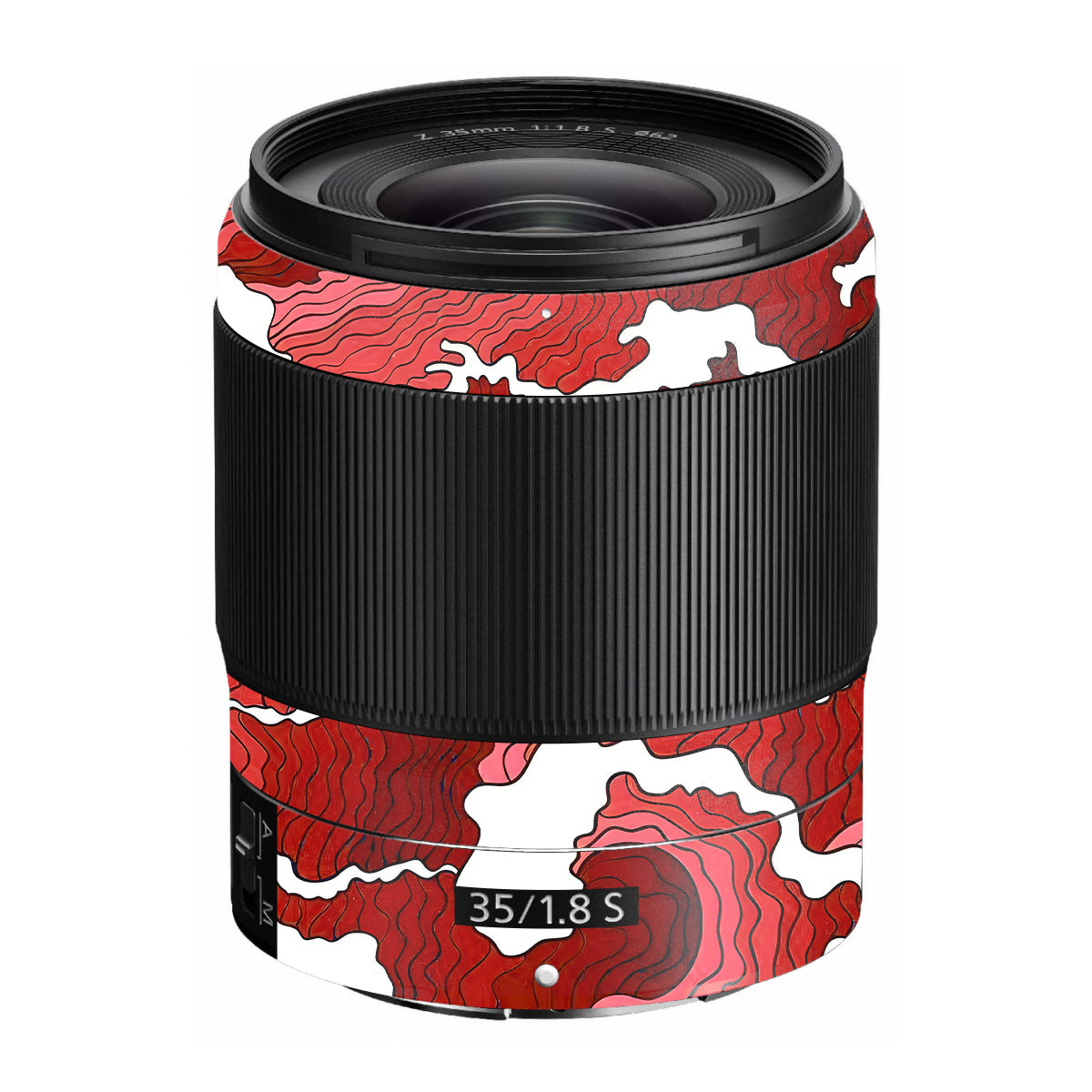 Cherry Waves Nikon Nikkor Z 35mm F/1.8 S Camera Lens Skin