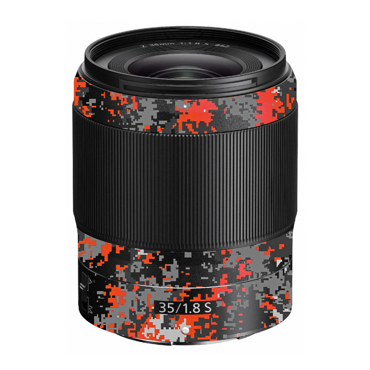 Inferno Pixel Nikon Nikkor Z 35mm F/1.8 S Camera Lens Skin