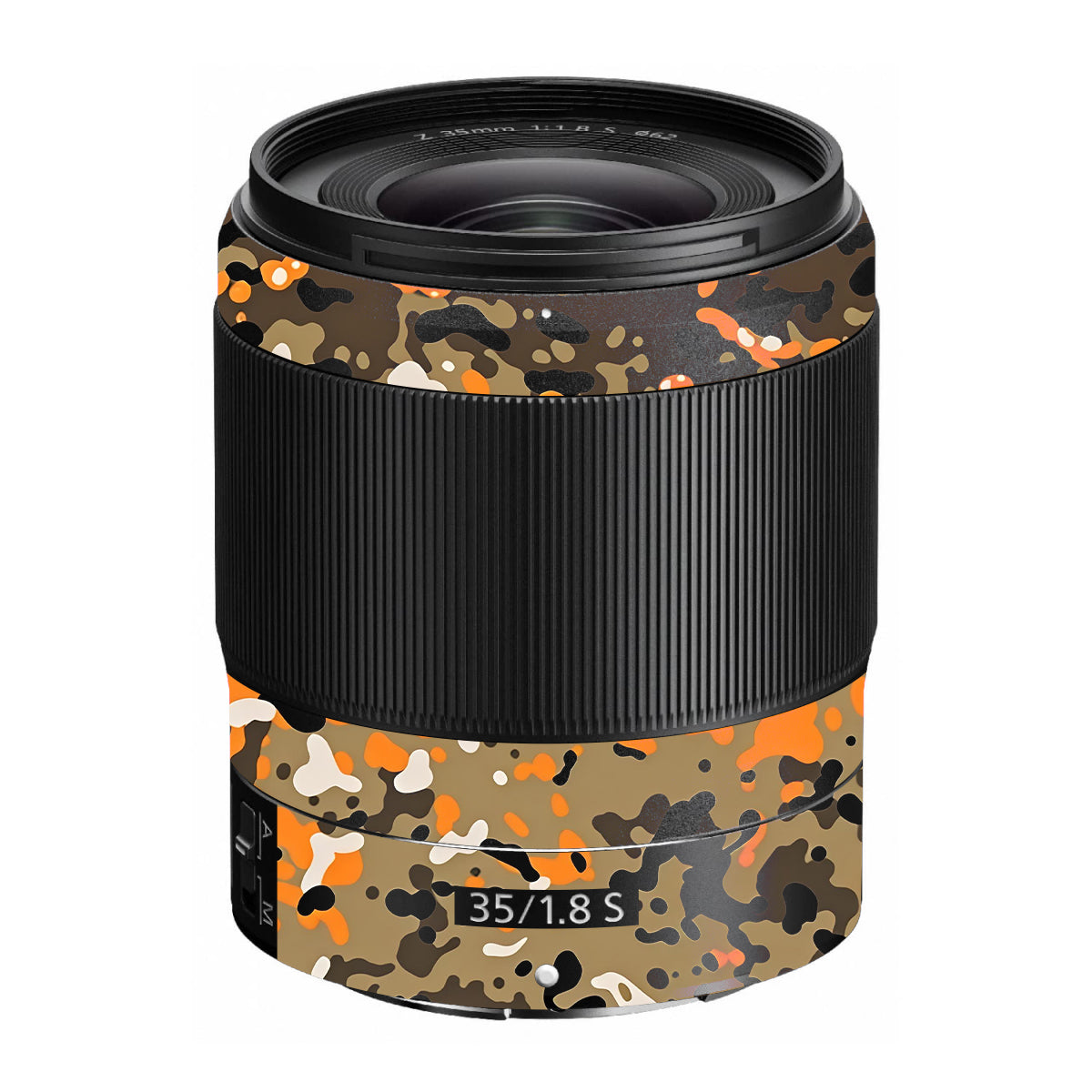 Orange Brown Spot Nikon Nikkor Z 35mm F/1.8 S Camera Lens Skin