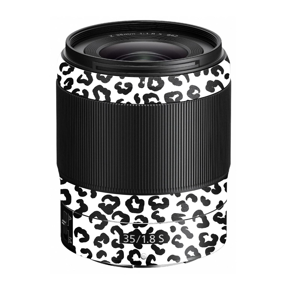 White Leopard Nikon Nikkor Z 35mm F/1.8 S Camera Lens Skin