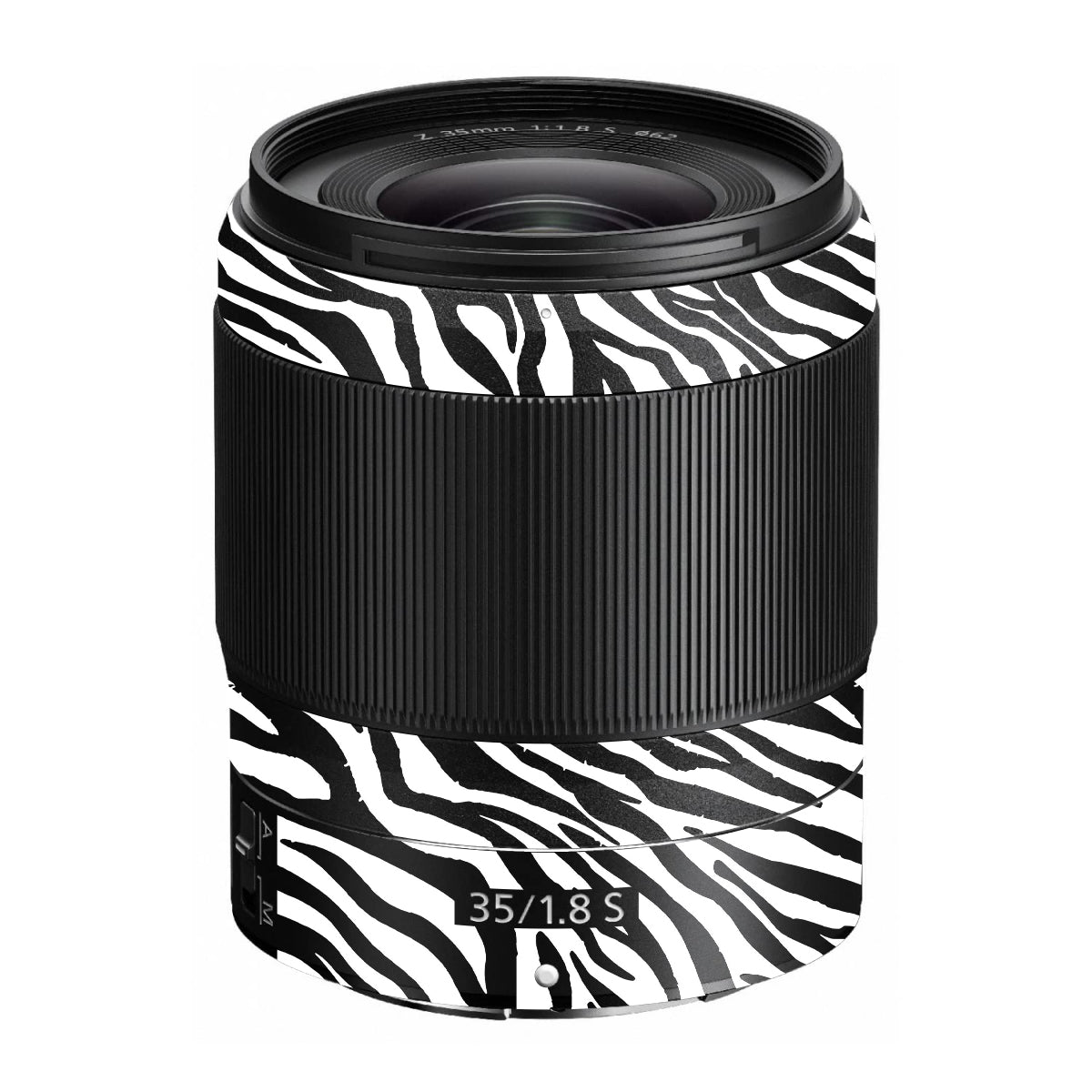 Classic Zebra Stripes Nikon Nikkor Z 35mm F/1.8 S Camera Lens Skin