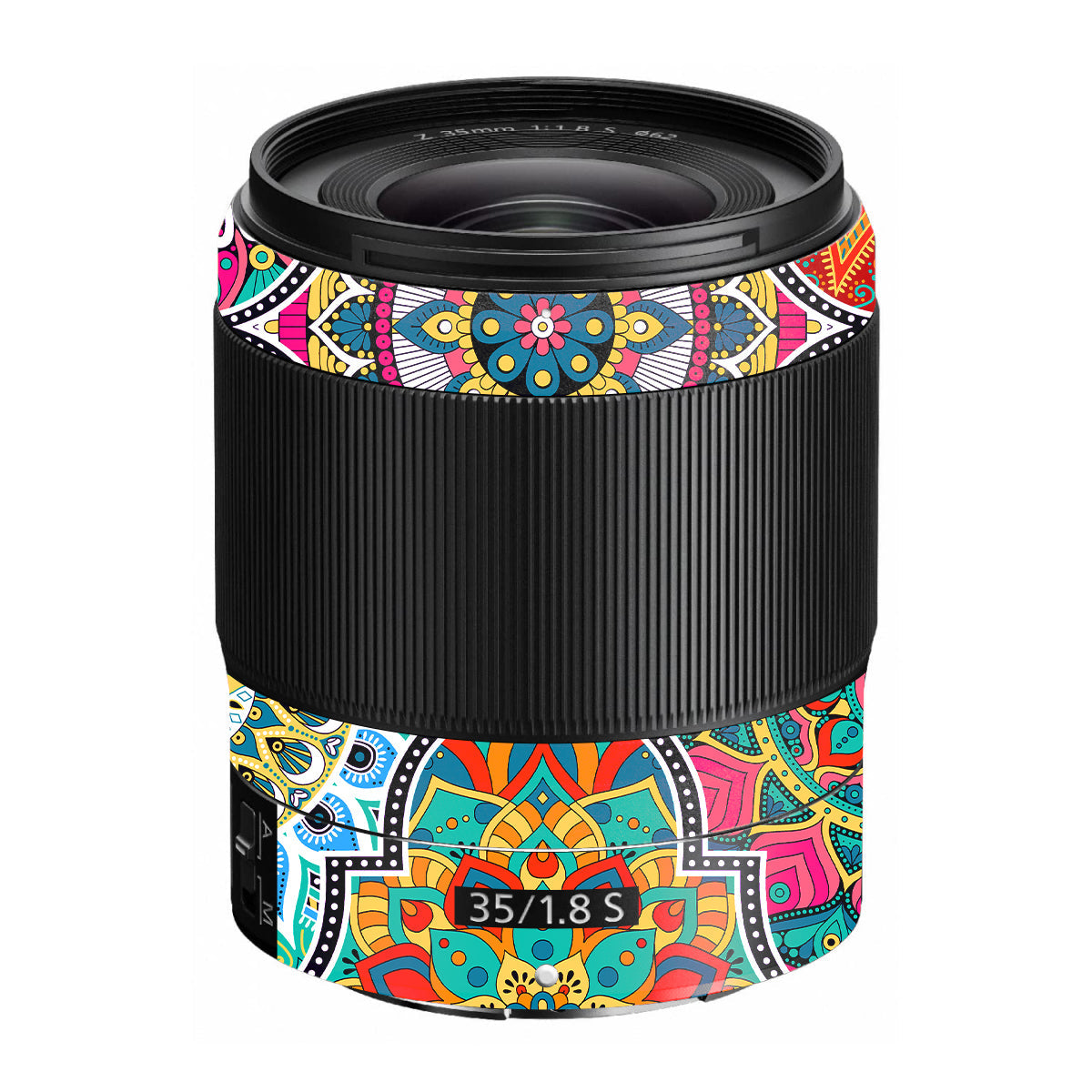 Boho Mandala Tile Pattern Nikon Nikkor Z 35mm F/1.8 S Camera Lens Skin