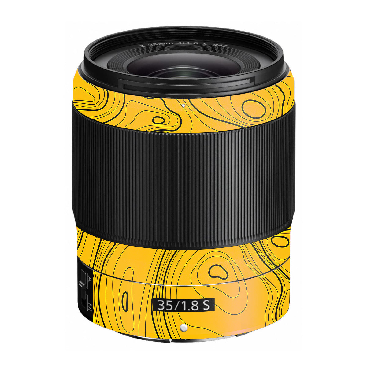 Topographic Map Pattern Nikon Nikkor Z 35mm F/1.8 S Camera Lens Skin