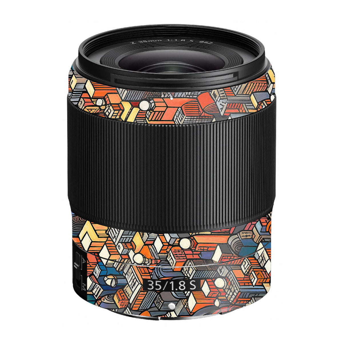 Isometric Cityscape Nikon Nikkor Z 35mm F/1.8 S Camera Lens Skin