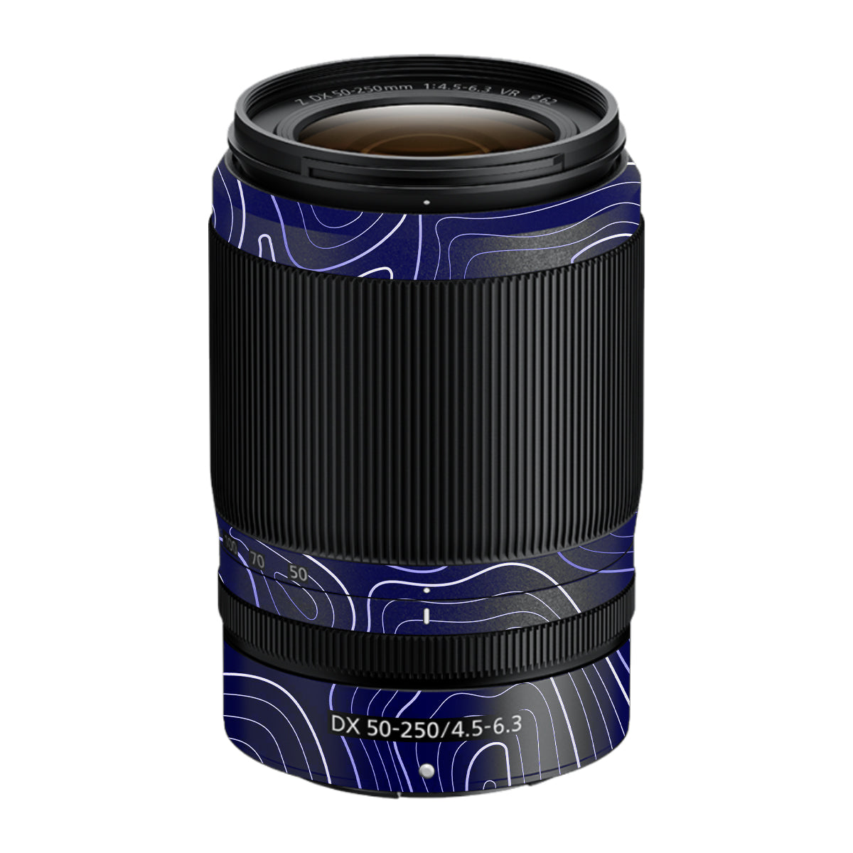 Deep Blue Contour Nikon Nikkor Z DX 50-250mm F/4.5-6.3 VR Camera Lens Skin