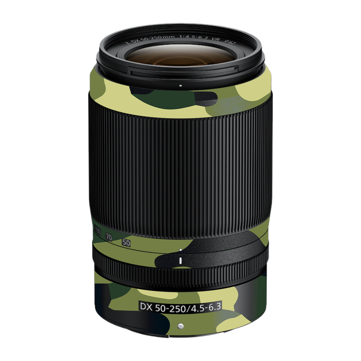 Forest Green Camo Nikon Nikkor Z DX 50-250mm F/4.5-6.3 VR Camera Lens Skin