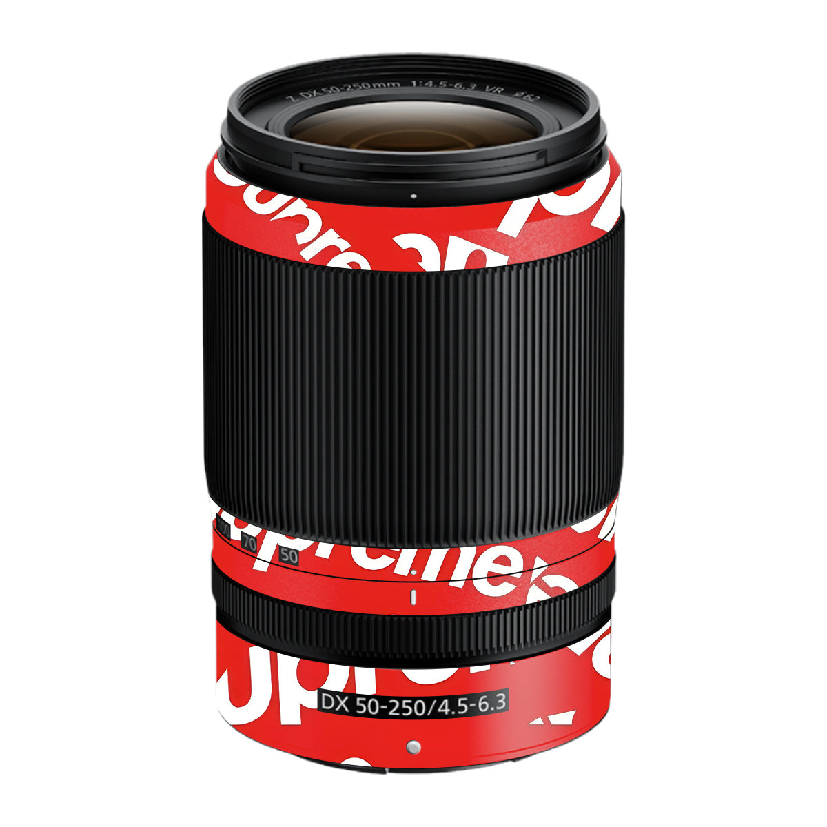 Supreme Red Nikon Nikkor Z DX 50-250mm F/4.5-6.3 VR Camera Lens Skin