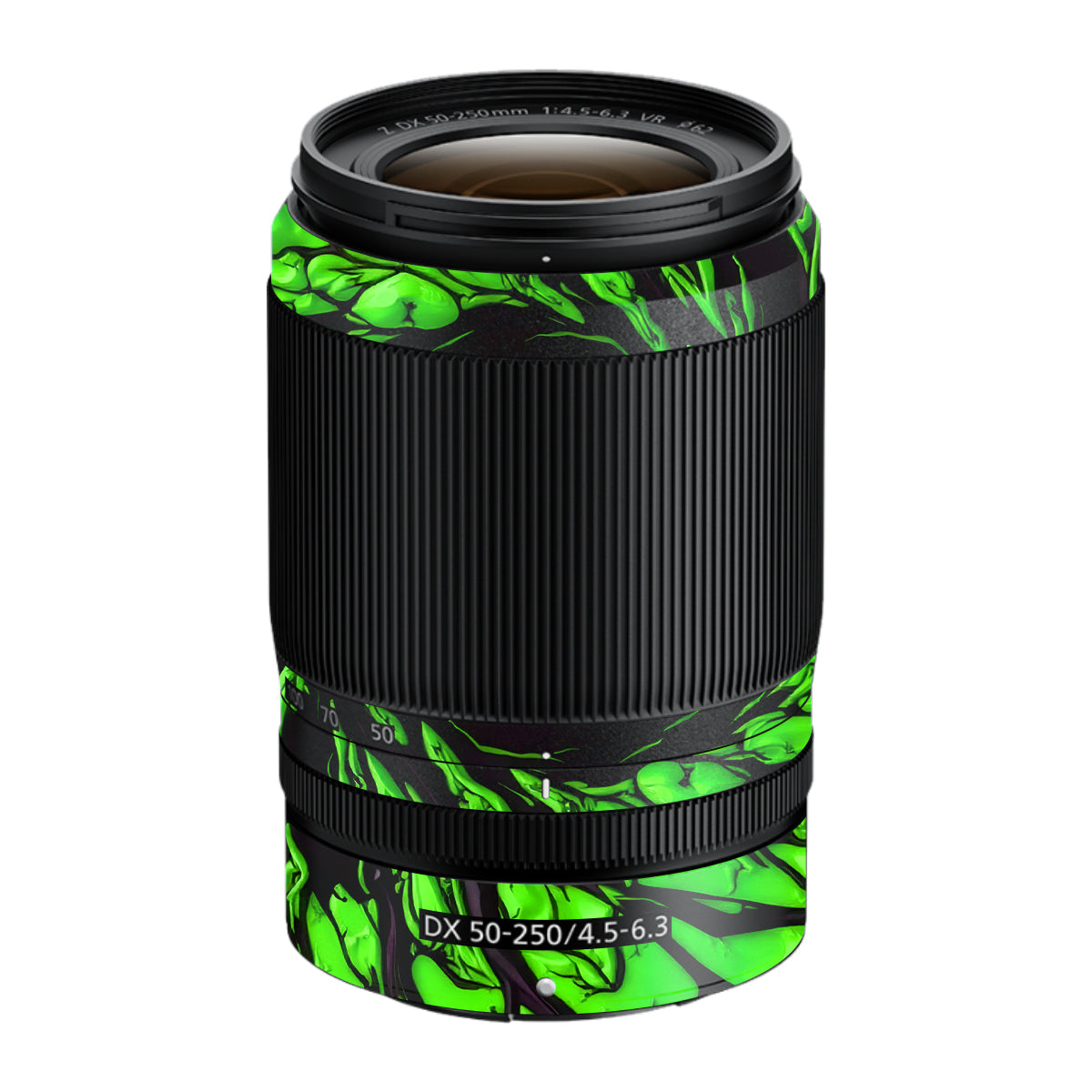 Venom Green Nikon Nikkor Z DX 50-250mm F/4.5-6.3 VR Camera Lens Skin