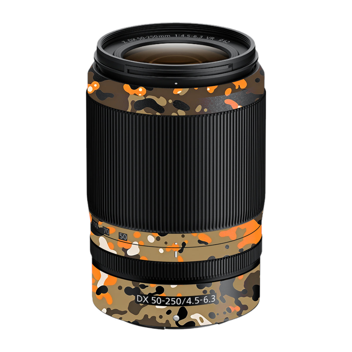 Orange Brown Spot Nikon Nikkor Z DX 50-250mm F/4.5-6.3 VR Camera Lens Skin