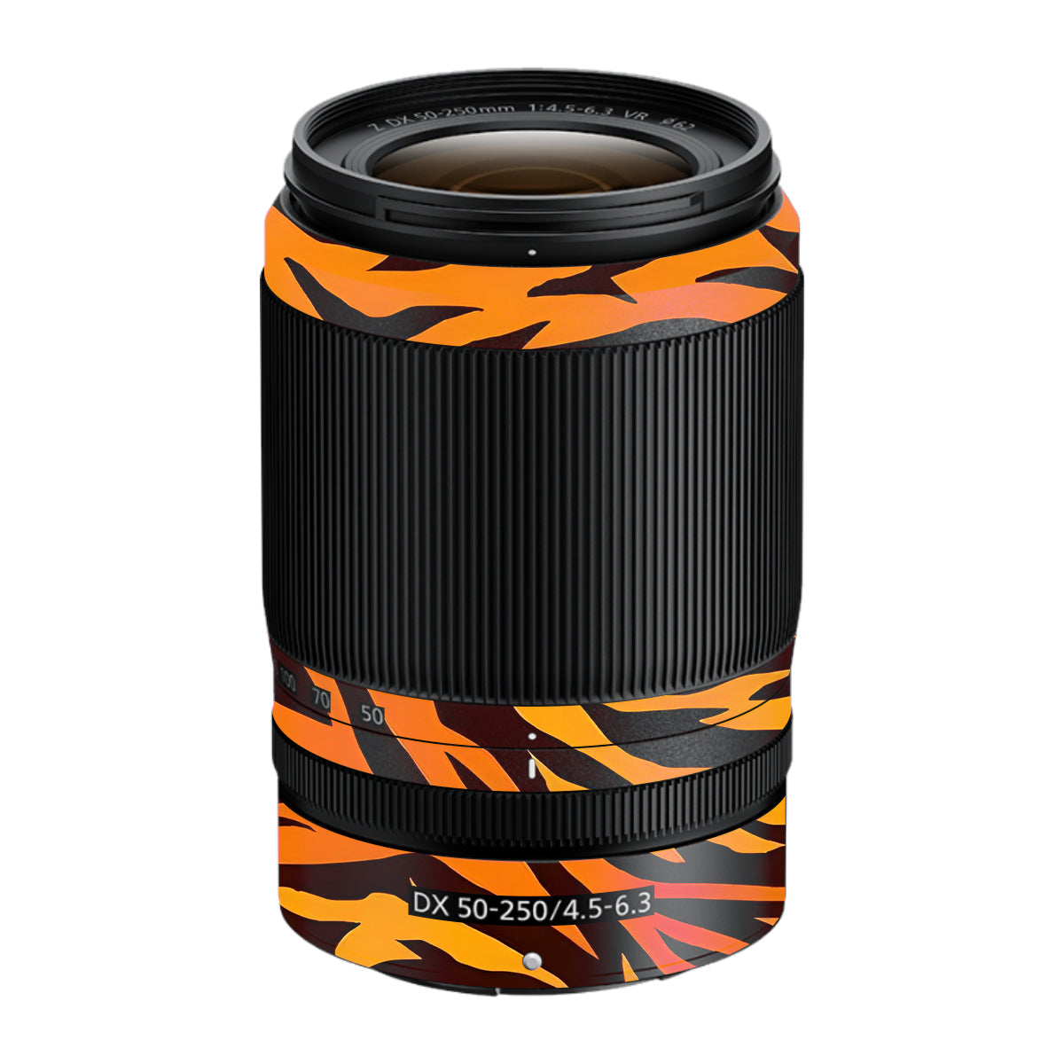 Wild Tiger Stripes Nikon Nikkor Z DX 50-250mm F/4.5-6.3 VR Camera Lens Skin