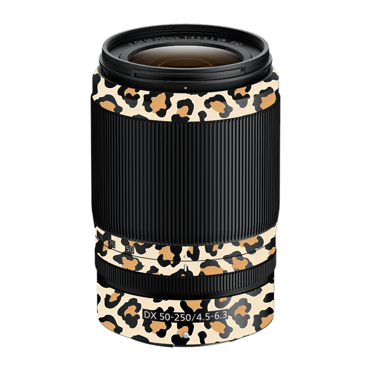 Sandy Leopard Spots Nikon Nikkor Z DX 50-250mm F/4.5-6.3 VR Camera Lens Skin
