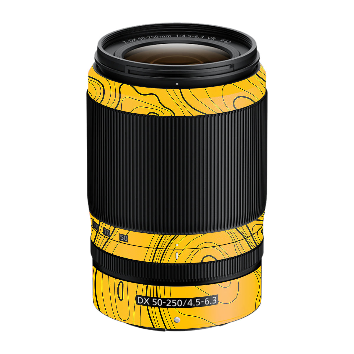 Topographic Map Pattern Nikon Nikkor Z DX 50-250mm F/4.5-6.3 VR Camera Lens Skin