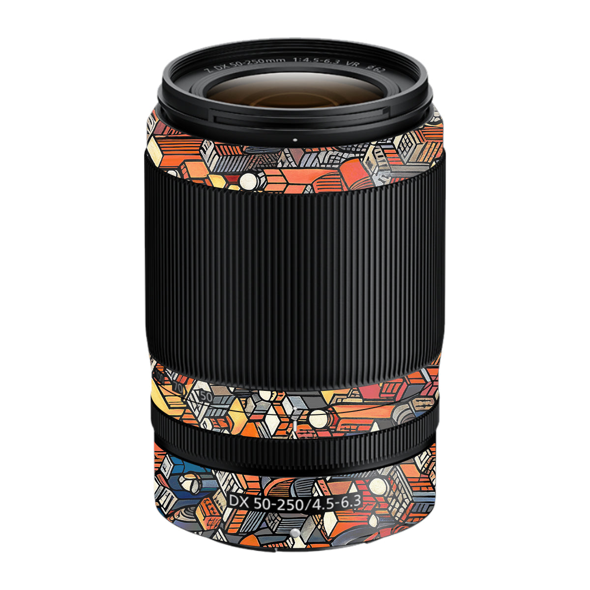 Isometric Cityscape Nikon Nikkor Z DX 50-250mm F/4.5-6.3 VR Camera Lens Skin