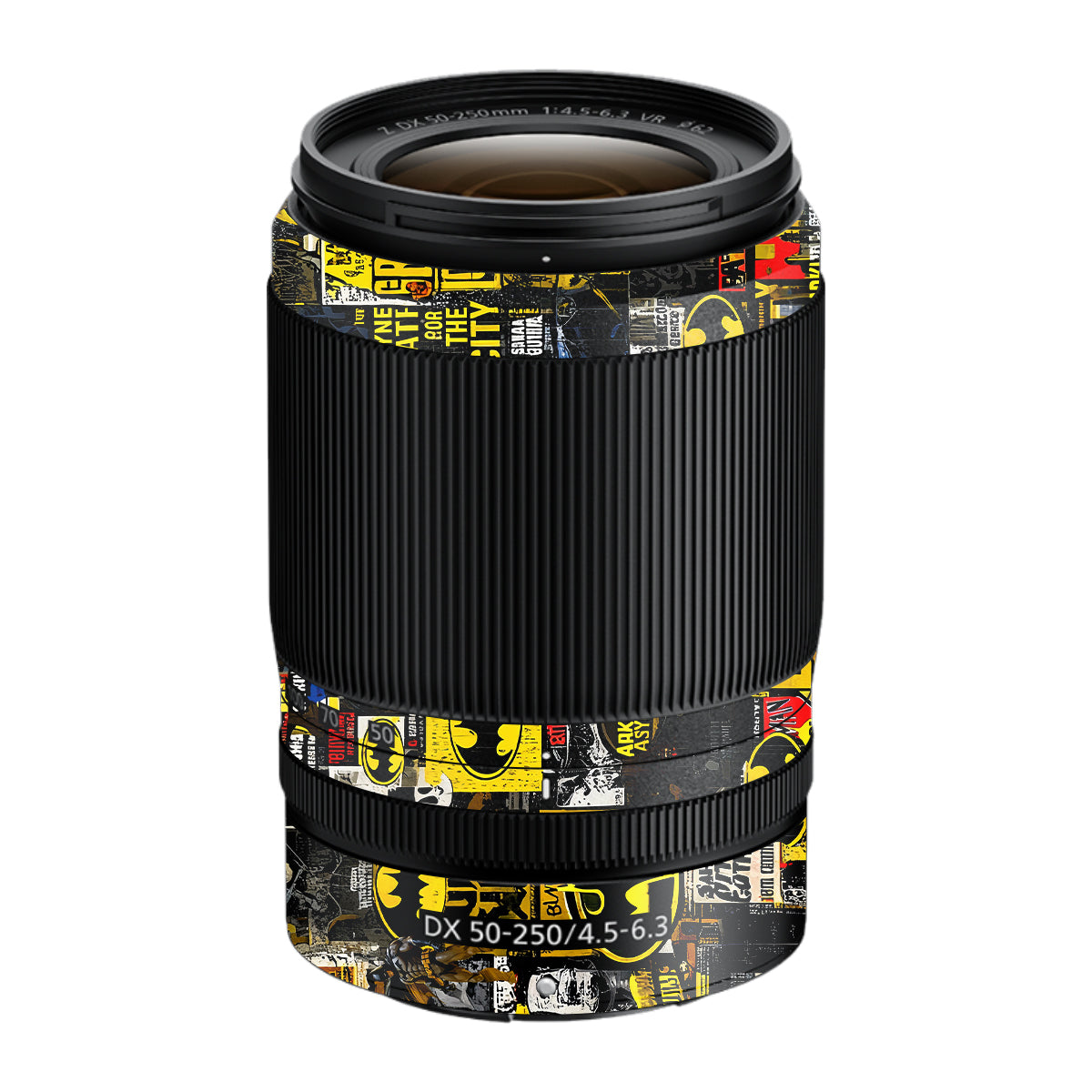 Batman Collage Nikon Nikkor Z DX 50-250mm F/4.5-6.3 VR Camera Lens Skin