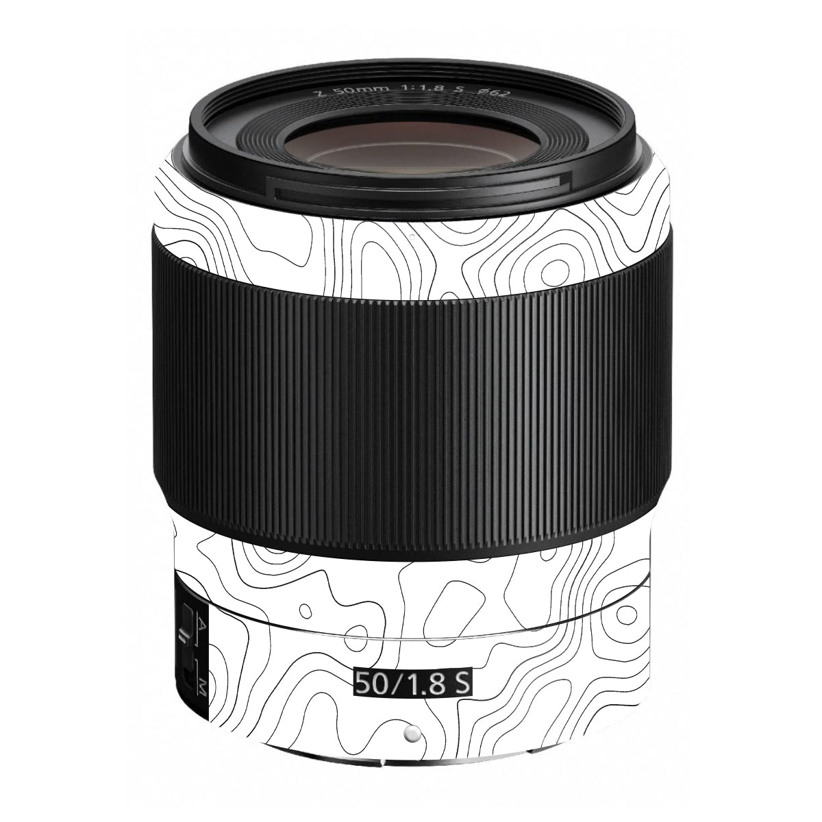 White Contour Design Nikon Nikkor Z 50mm F/1.8 S Camera Lens Skin