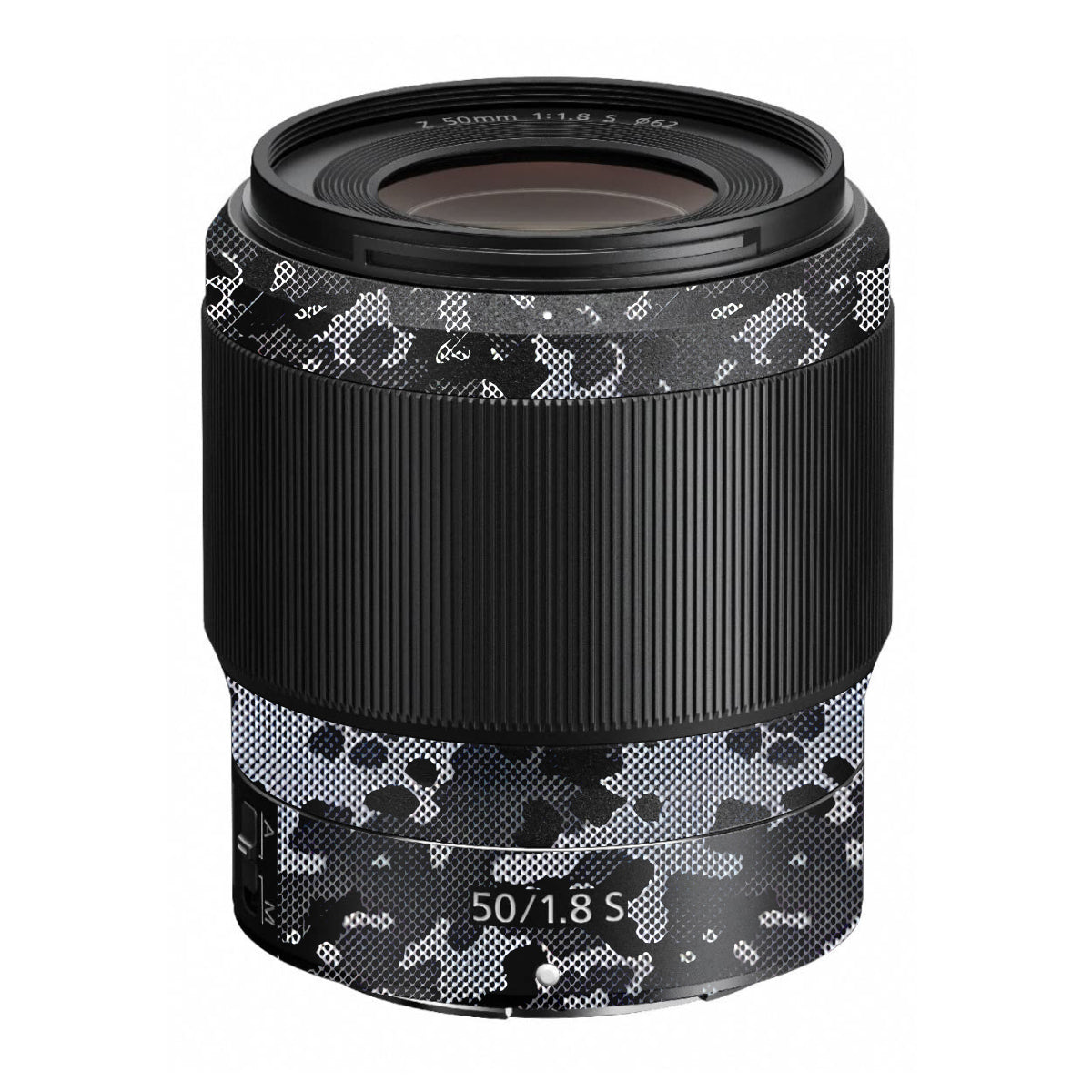 Stealth Grey Camo Nikon Nikkor Z 50mm F/1.8 S Camera Lens Skin