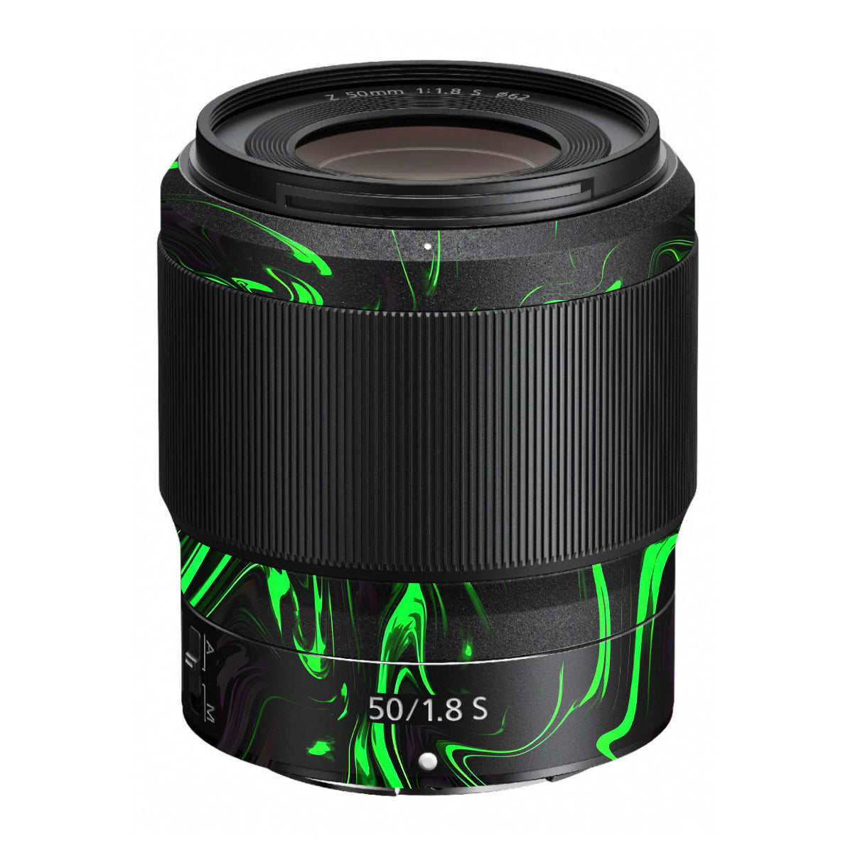 Green Liquid Pattern Nikon Nikkor Z 50mm F/1.8 S Camera Lens Skin