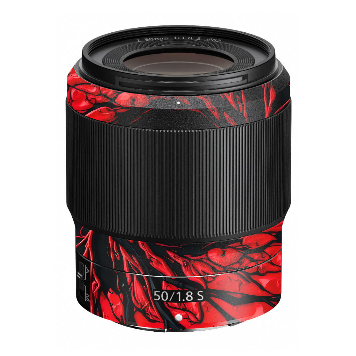 Venom Red Nikon Nikkor Z 50mm F/1.8 S Camera Lens Skin