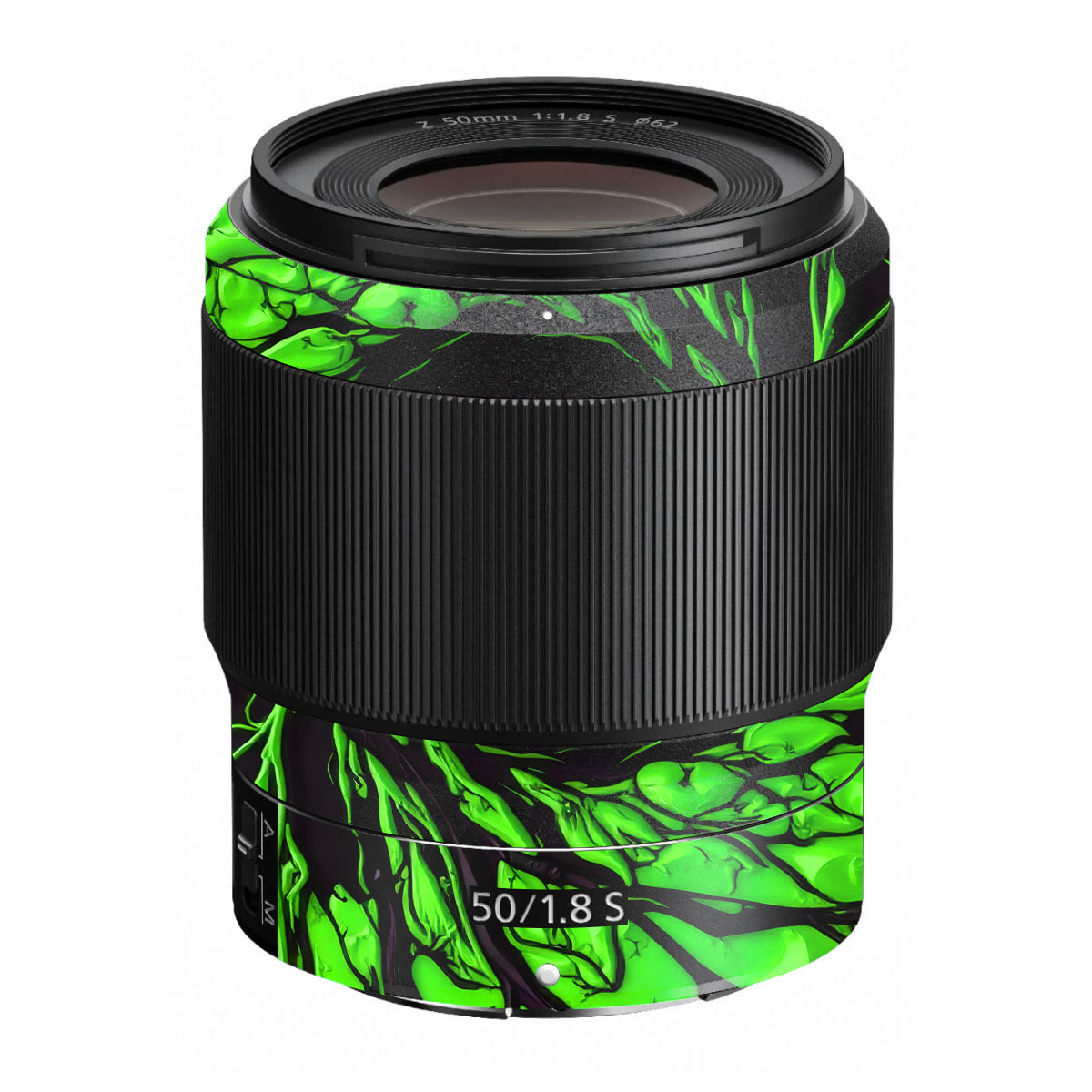 Venom Green Nikon Nikkor Z 50mm F/1.8 S Camera Lens Skin